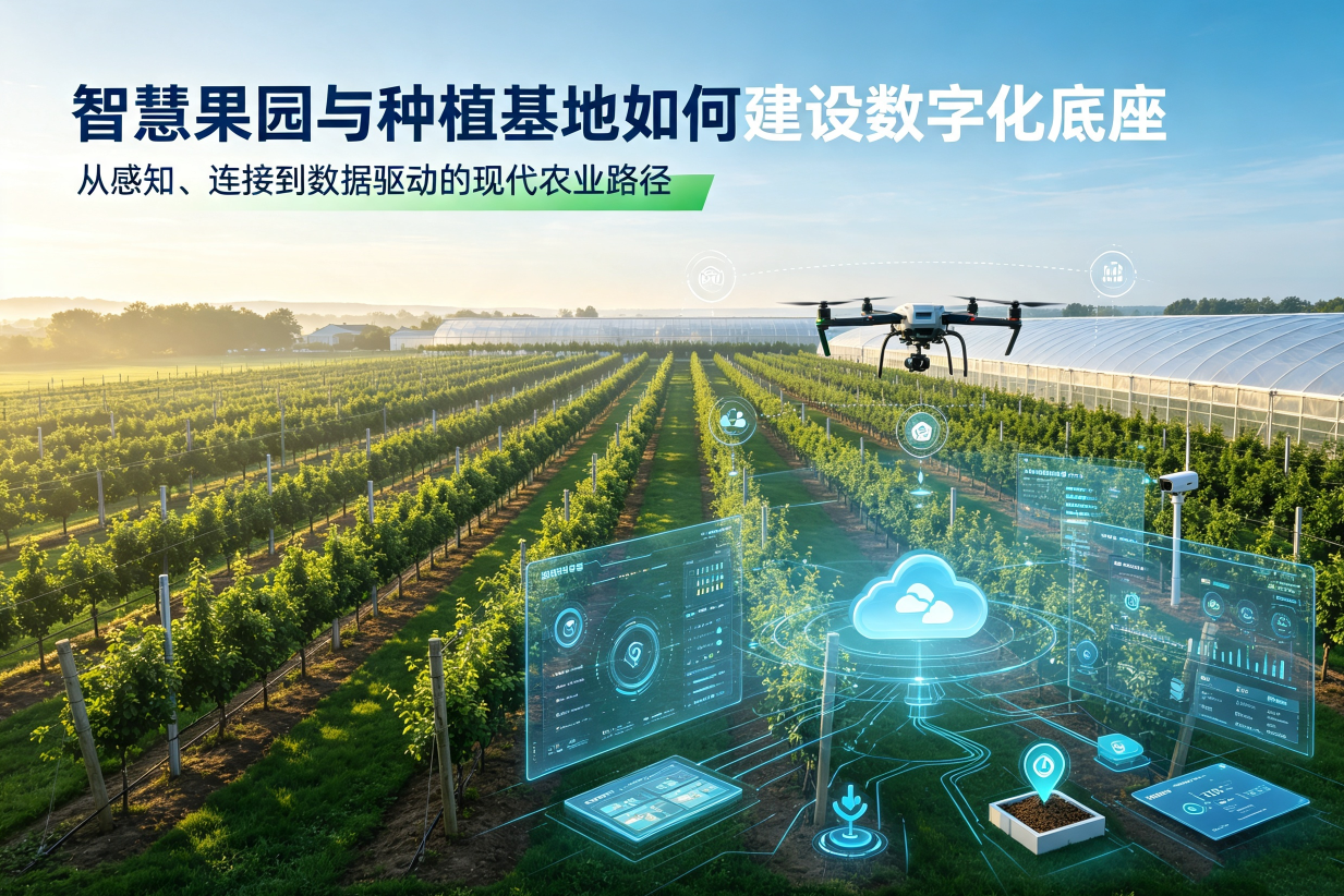 智慧果园与种植基地如何建设数字化底座